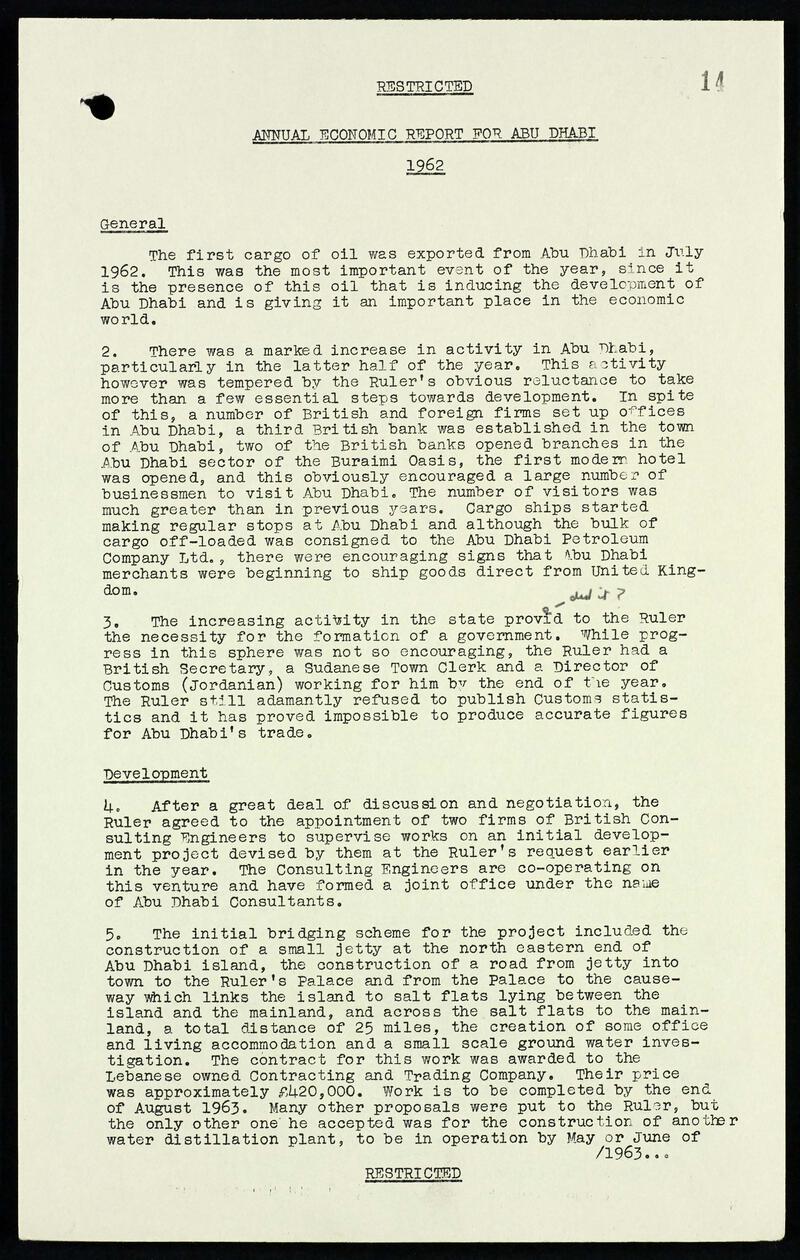 Abu Dhabi Oil 1922 - 2022 (Part 1) | Arabian Gulf Digital Archive